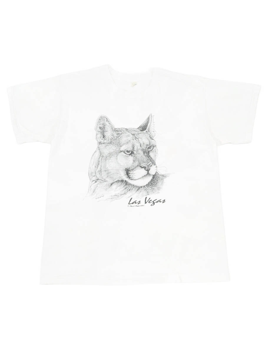 90'S SCREEN STARS ピューマ ''Las Vegas'' Tシャツ 表記(L)