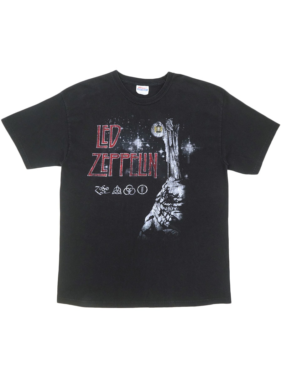 00'S～ Hanes LED ZEPPELIN ''LED ZEPPELIN IV'' Tシャツ ブラック