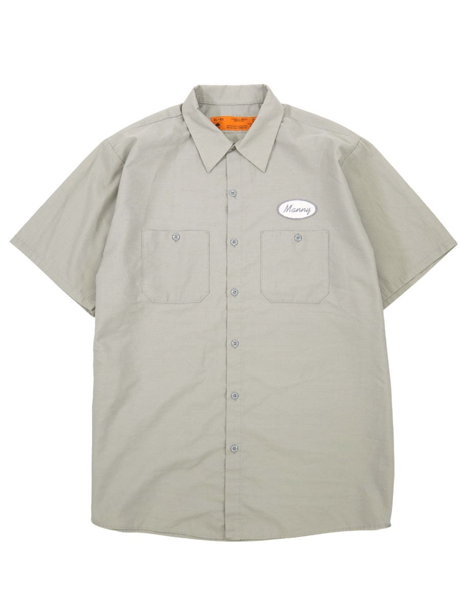 80's RED KAP ワークシャツ ライトグレー 表記(XL) USA製 | NEW ITEM