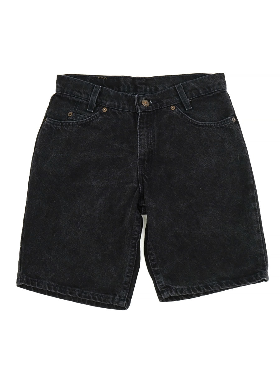 90's LEVI'S 550 ブラックデニムショーツ HUSKY 表記(W29) USA製