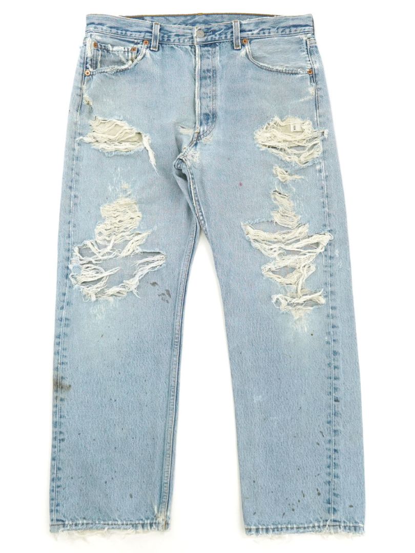 90's Levi's 501 デニムパンツ クラッシュ 表記(36x30) USA製