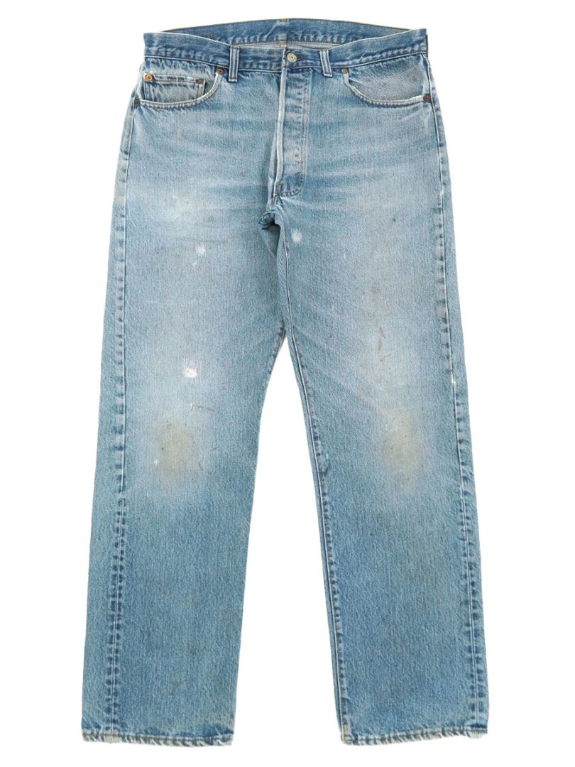 80's Levi's 501 内股シングル デニムパンツ 味あり良雰囲気 表記(W36 L34)