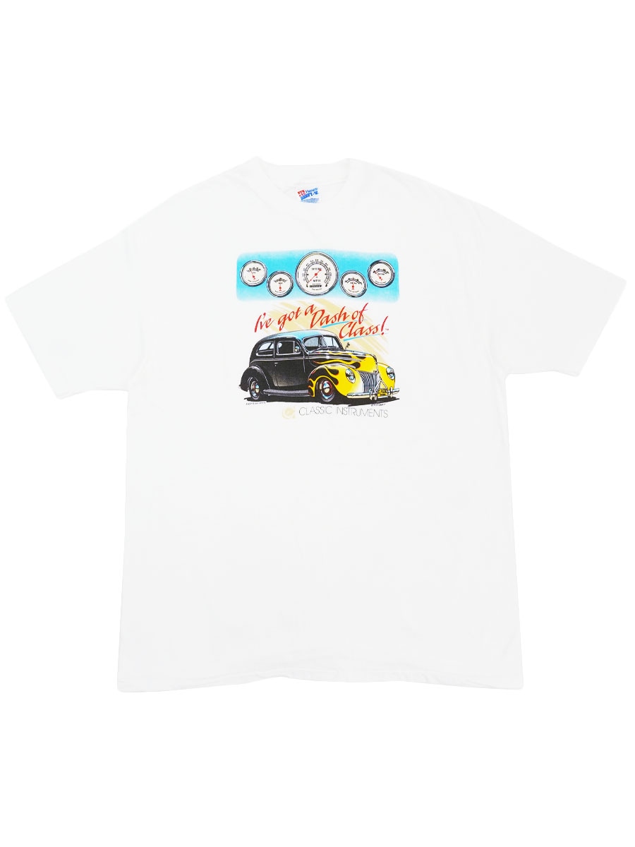90's Hanes ''Road Kill CAFE'' 両面プリントTシャツ ホワイト 表記(M