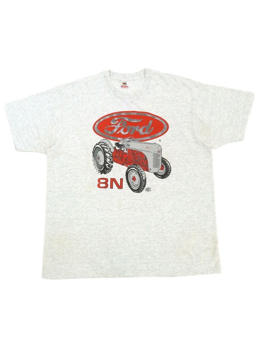 90's FRUIT OF THE LOOM ''Ford 8Nトラクター'' Tシャツ グレー 表記(XXL) USA製