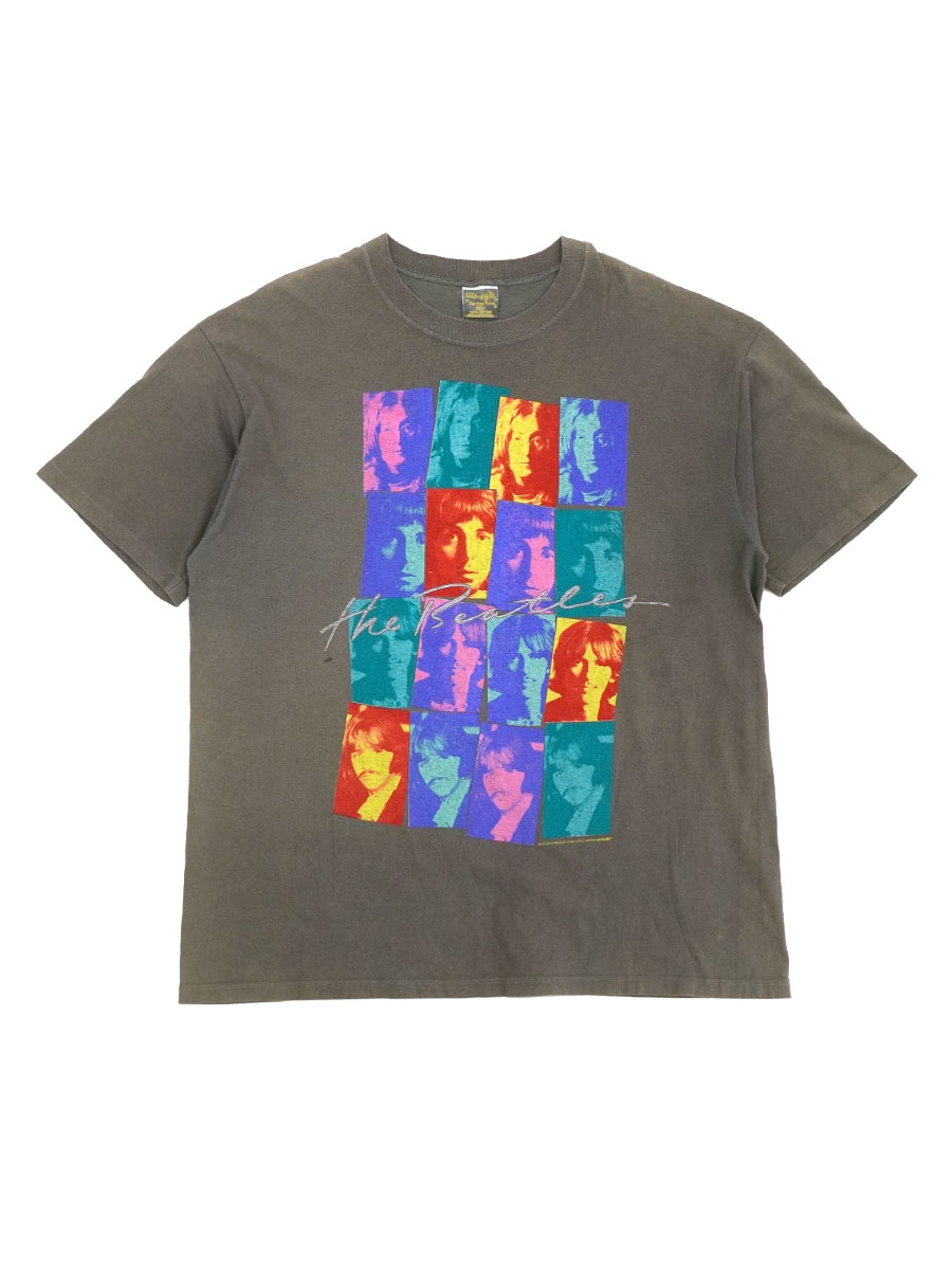 90's touch of gold ''the beatles'' フォトプリント Tシャツ フェード