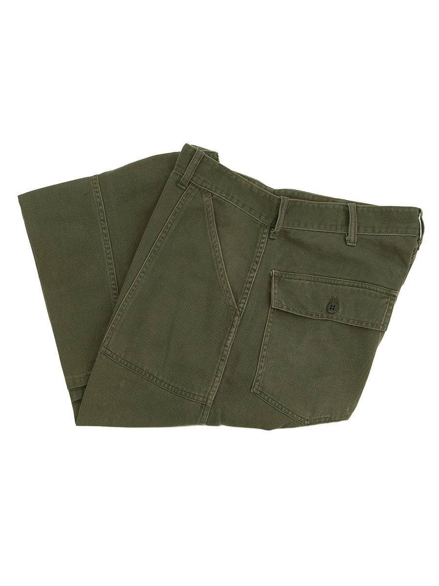 60's～ U.S.ARMY 13スターボタン ベイカーパンツ ジッパータイプ 実寸