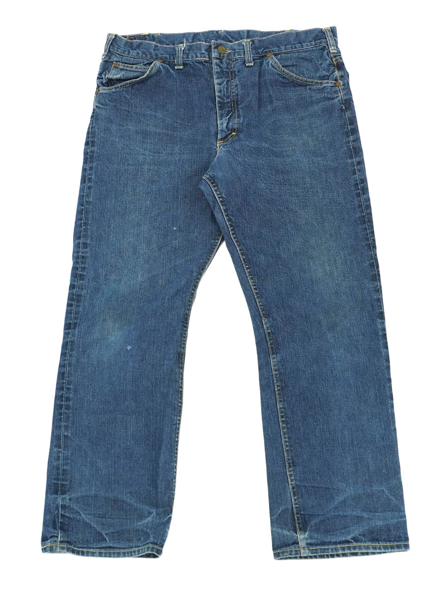 60's Lee 101Z サイド黒タグ デニムパンツ 良雰囲気 実寸(W37 L29) 両