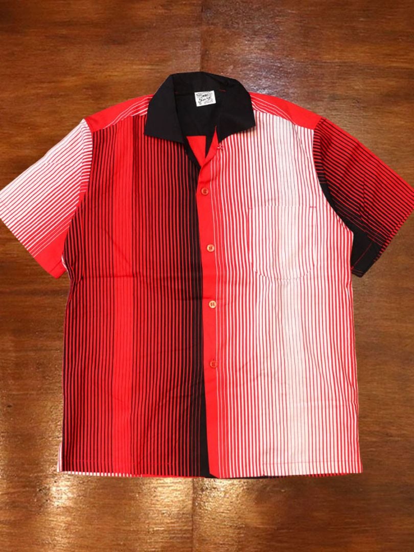 1950s DEAD STOCK , S/S COTTON SHIRT , Size Ｓ