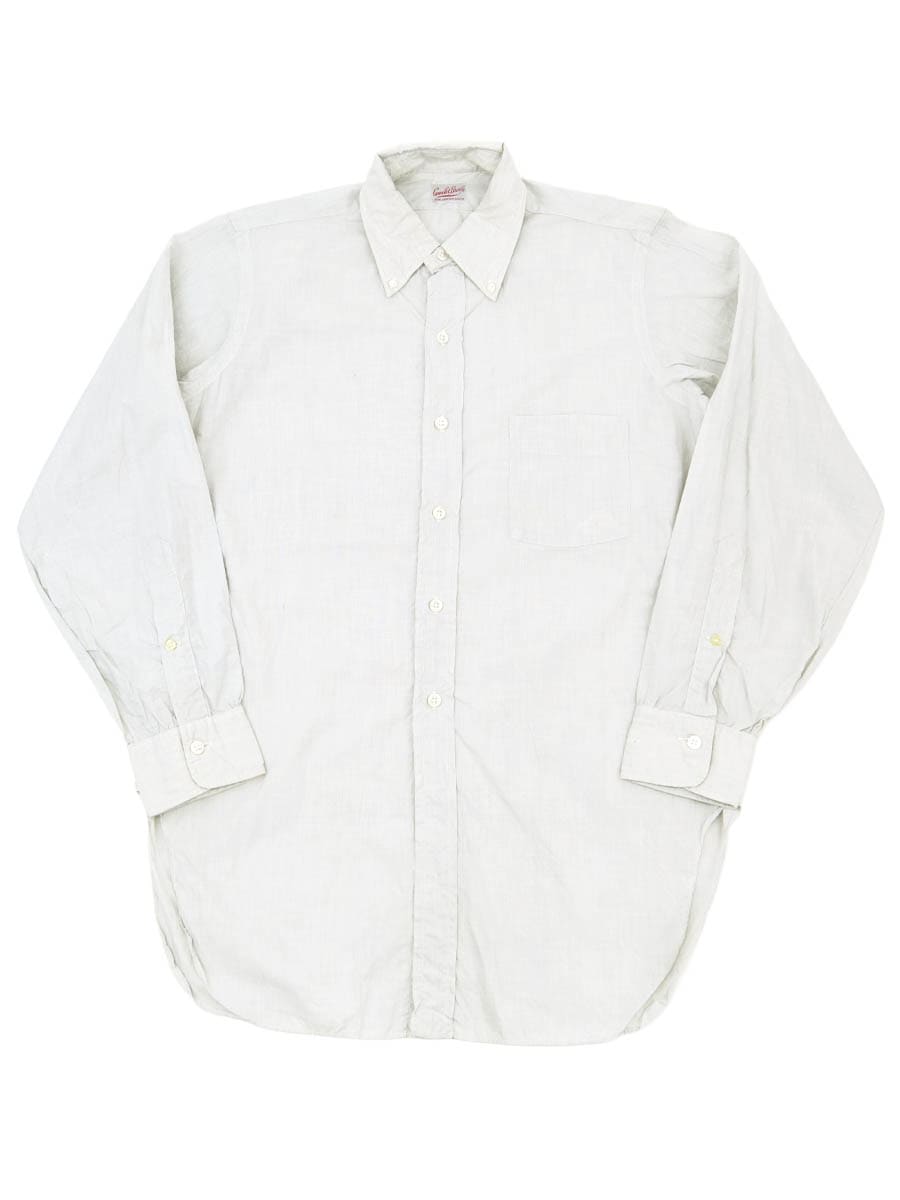 50's Camelet Bros Co. L/S ボタンダウンシャツ ライトグレー 表記(15)