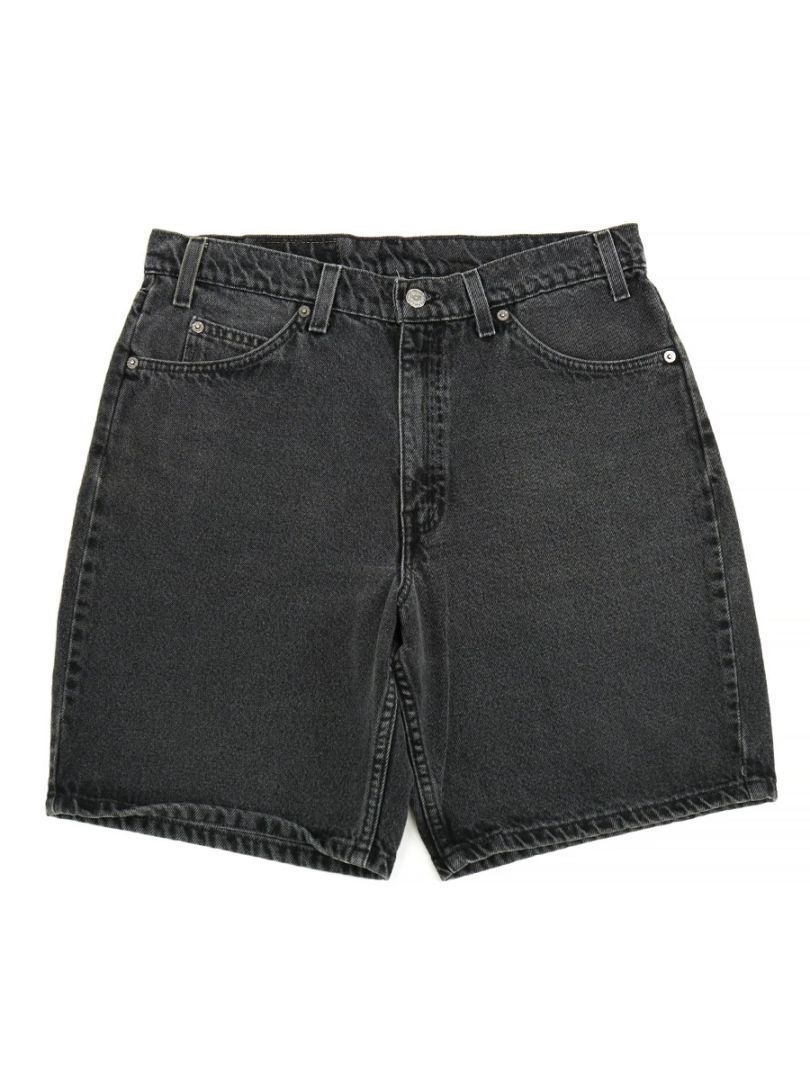 90's LEVI'S 550 ブラックデニムショーツ 表記(W34) ASSEMBLED IN