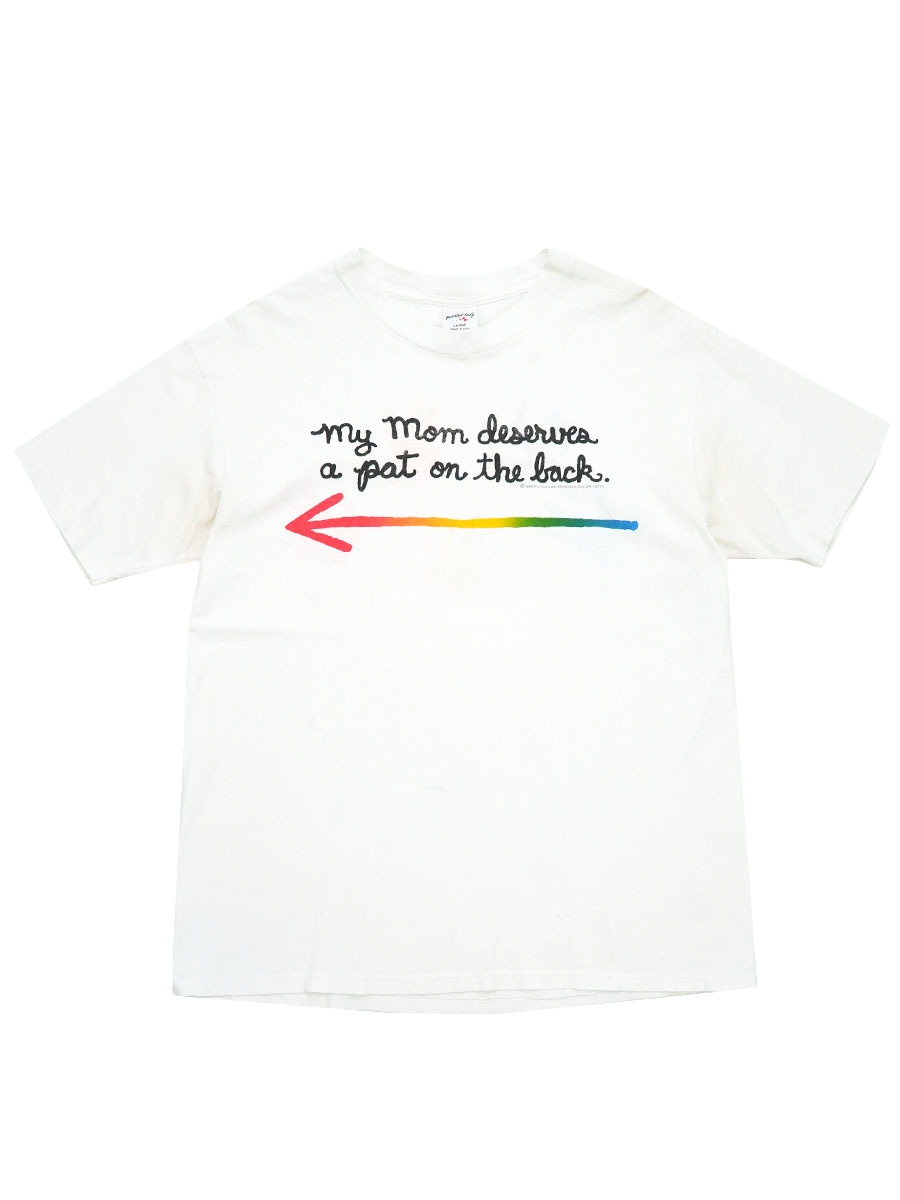 90's Painted Lady ''My Mom Deserves A Pat on the Back'' プリントTシャツ 表記(L) USA製