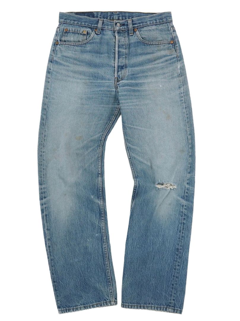 90's～ LEVI'S 501 デニムパンツ ヒゲ クラッシュ 表記(30x30) USA製