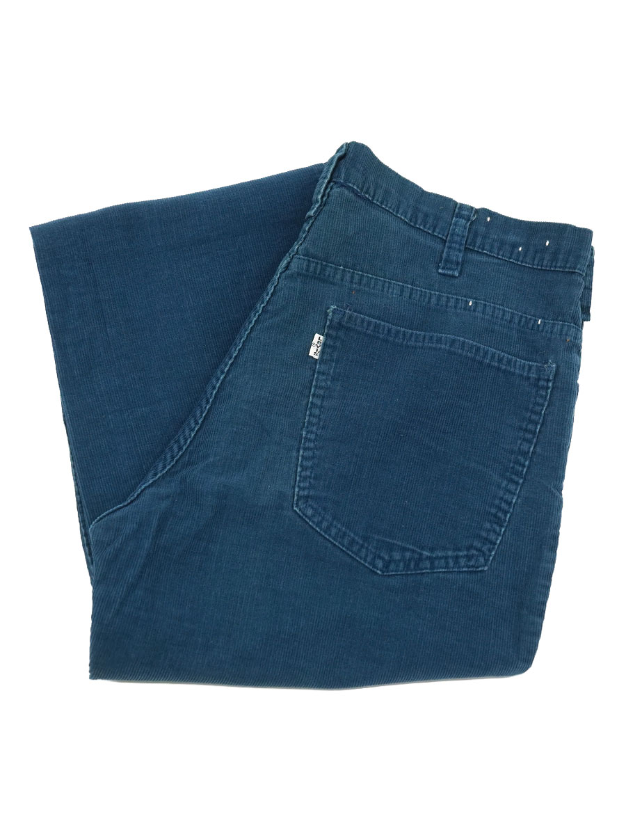70's LEVI'S 646 コーデュロイパンツ スモークネイビー 表記(W36 L30)