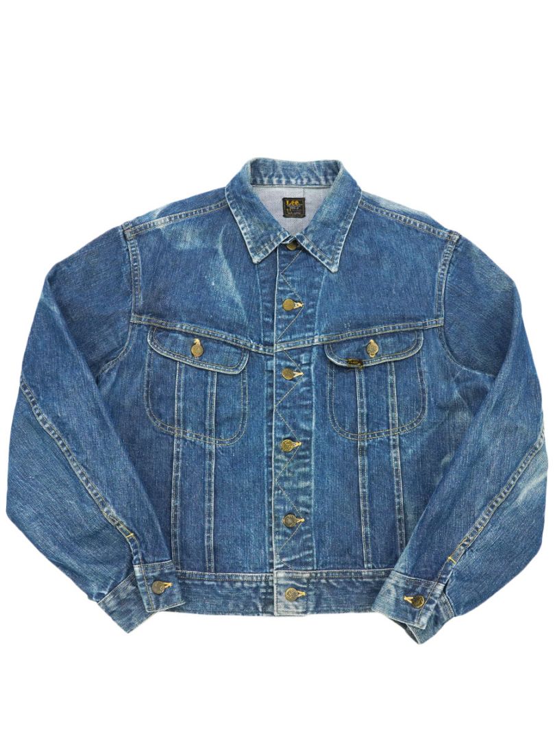 濃紺　美品　希少　Lee 101j デニムジャケット　60's 四角黒タグ　44 60's Lee 黒タグ 101-J デニムジャケット 表記(44 REG) | NEW ITEM