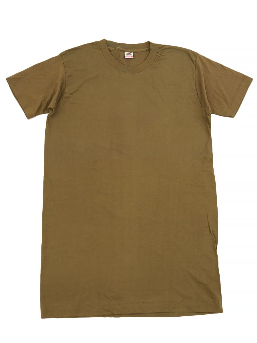 90's FRUIT OF THE LOOM 無地 100%コットン Tシャツ 表記(L) USA製 NOS