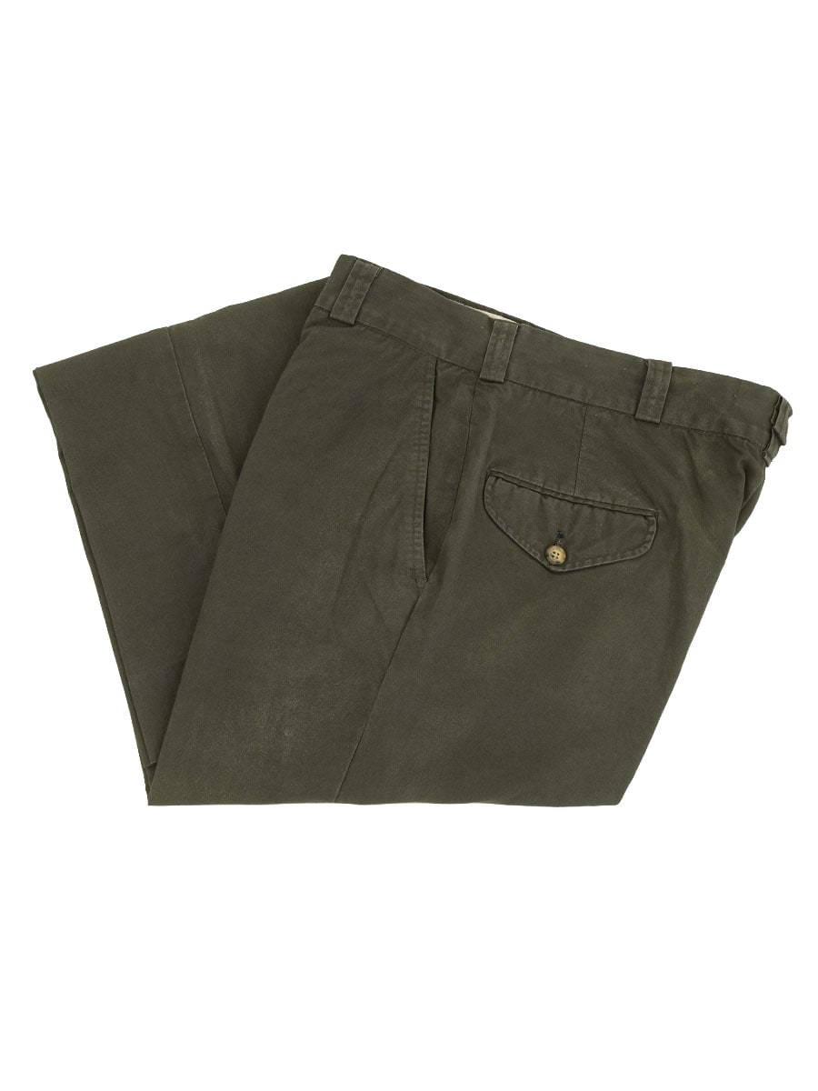 60's A&F Safari 100%コットン ワークパンツ カーキ 実寸(W33 L32位)