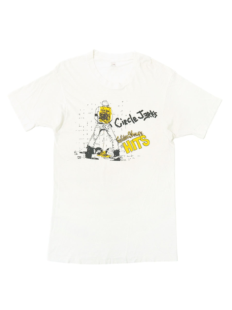80's FRUIT OF THE LOOM ''Circle Jerks/Golden Shower Of HITS'' T