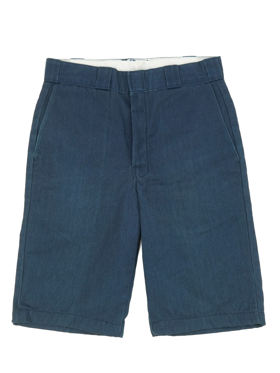 80's Dickies ネルライナー付き ワークショーツ ネイビー 表記(W30)