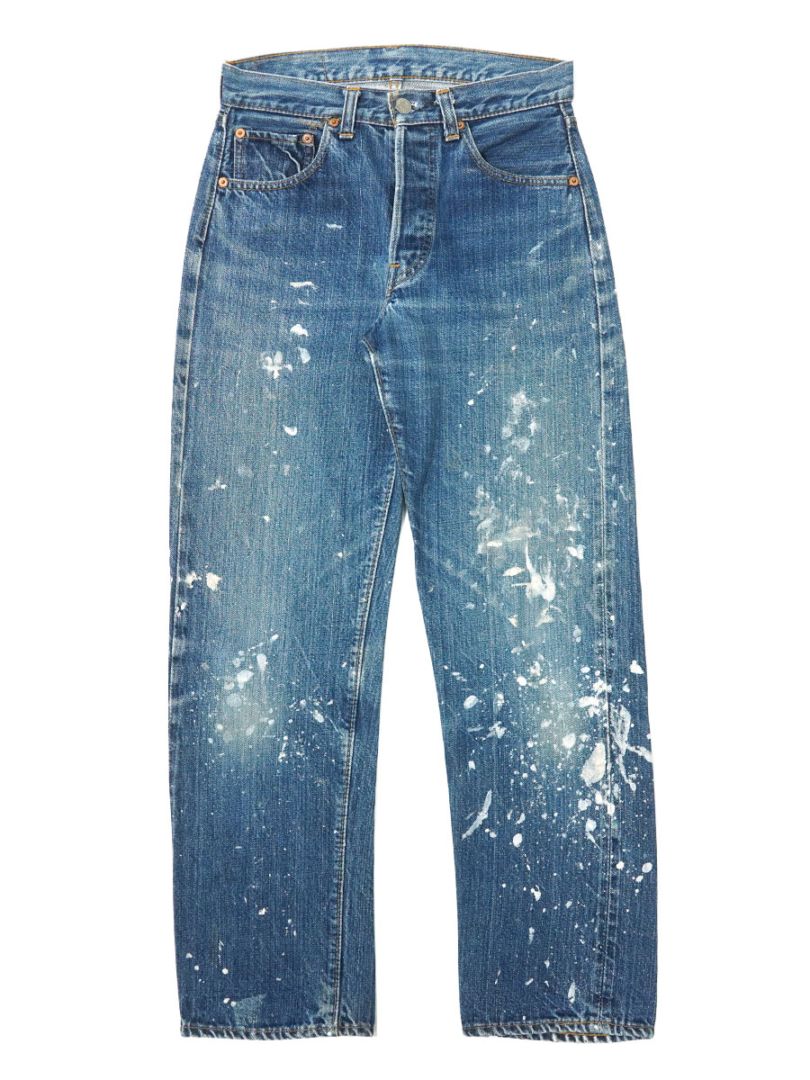 60's Levi's 501 BIG-E デニムパンツ ペンキ飛び 良雰囲気 表記(W28