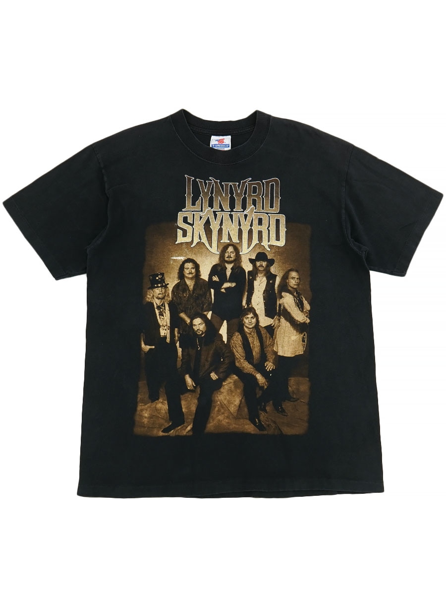 90's T-AMERICA ''LYNYRD SKYNYRD'' 1977-1997 TWENTY Tシャツ 表記(L