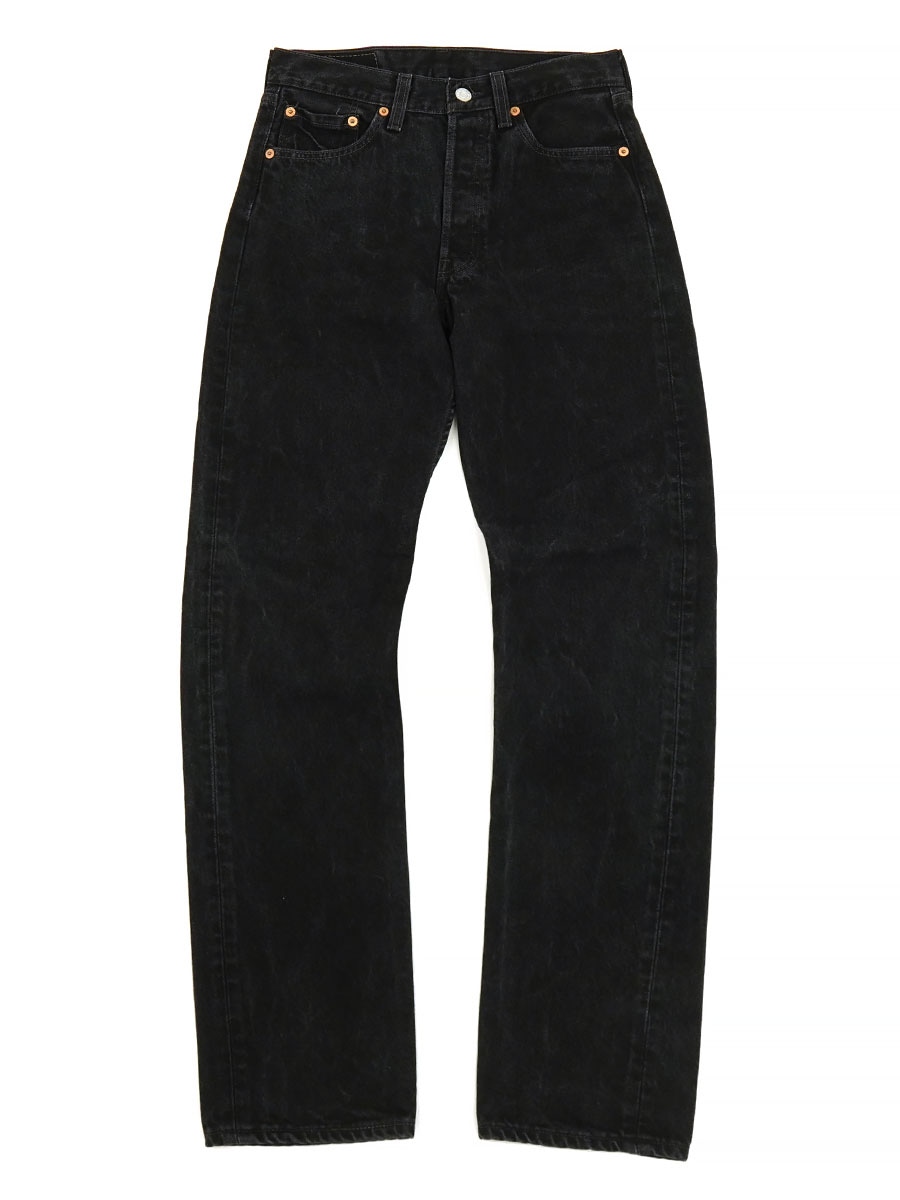 90's LEVI'S 501 ブラックデニムパンツ 色残りブラック 表記(W28 L32) USA製