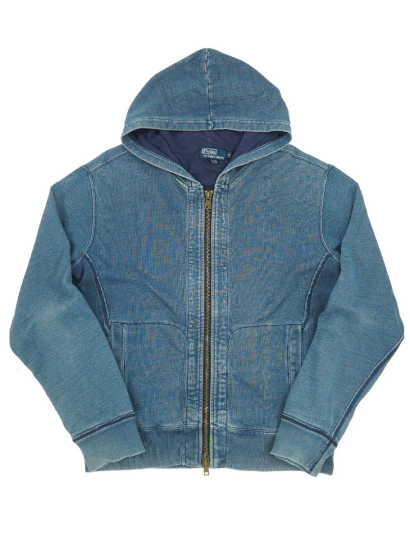 RRLインディゴパーカーJKT ラルフローレン インディゴ染め F/Zパーカー 表記(M) | NEW ITEM