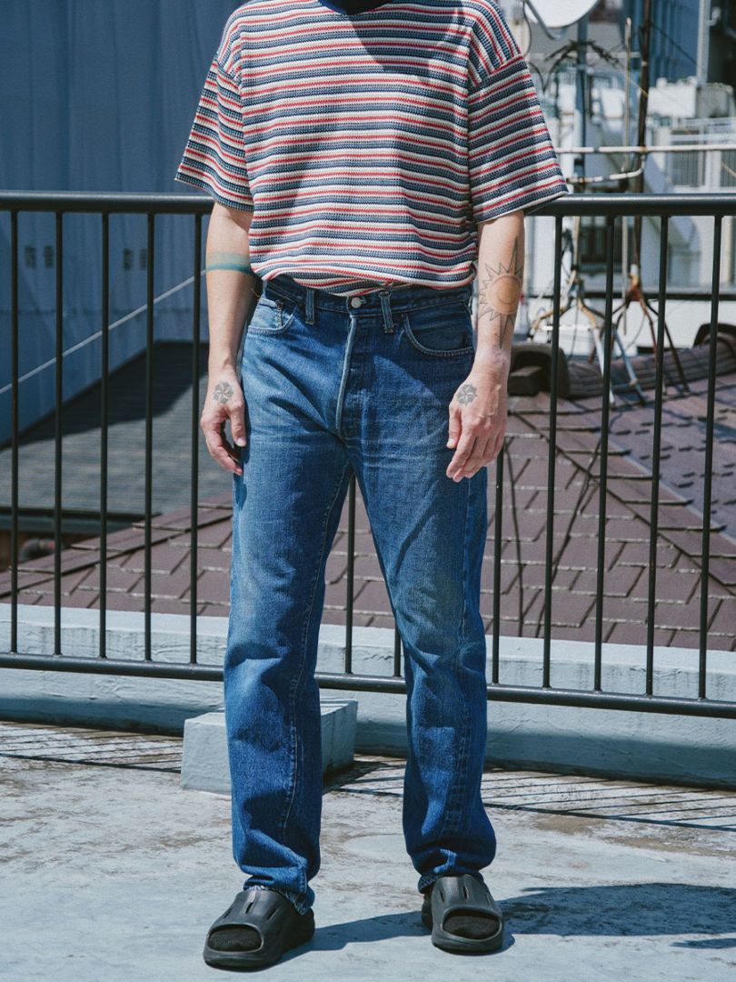 70's LEVI'S 501 66前期 ヒゲ 良雰囲気 デニムパンツ 表記(W35 L30