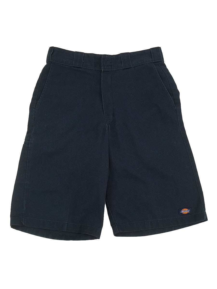00's Dickies ワークショーツ ネイビー 実寸(W30位)