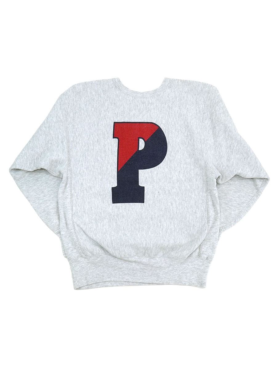 90's チャンピオン RWクルー ''PENN'' 両面プリント グレー 表記(XL