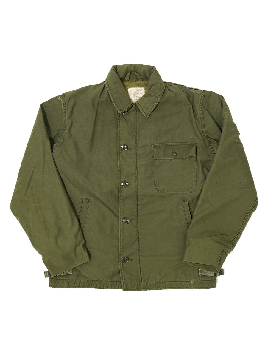 80's U.S.NAVY A-2 デッキジャケット 表記(MEDIUM) | NEW ITEM