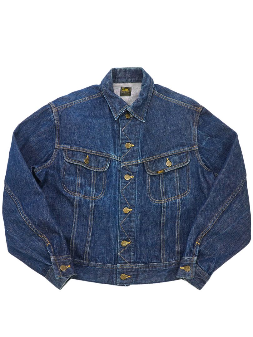 80's Lee 220 デニムジャケット 濃紺 実寸(42位) | すべての商品