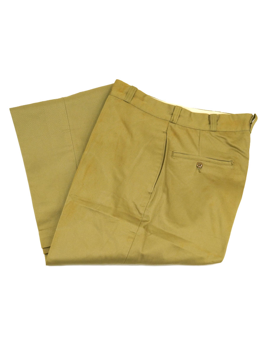 62 U.S.ARMY チノトラウザー ベージュ 表記(W33 L35) ② | NEW ITEM