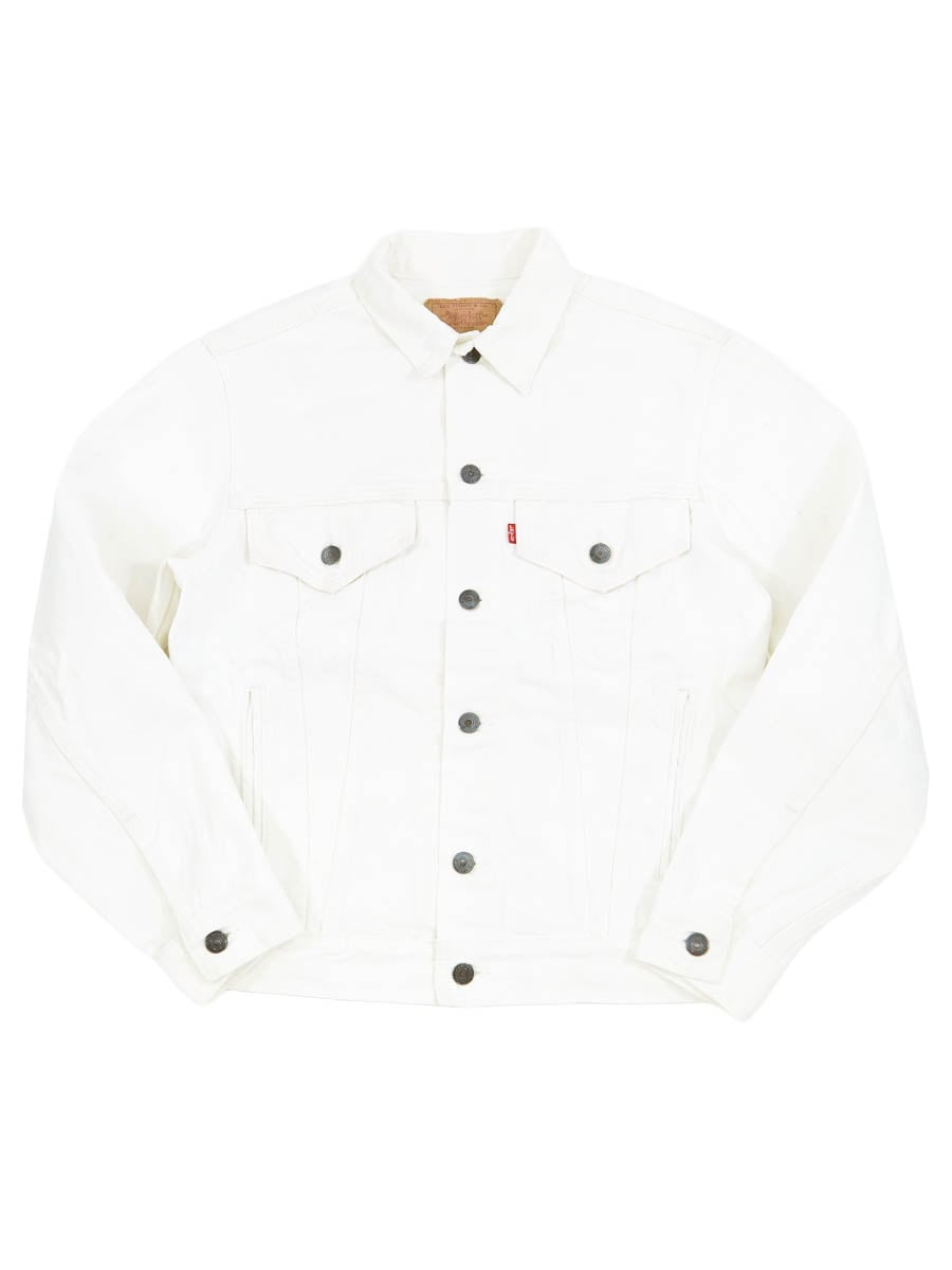 80's Levi's 70506-0251 ホワイトデニムジャケット 4ポケット 表記(38
