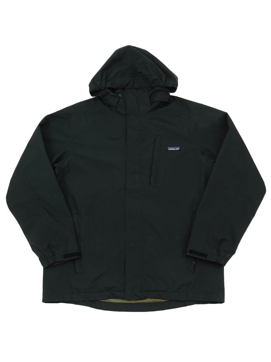 '08 PATAGONIA エコレインシェルジャケット ブラック 表記(L)