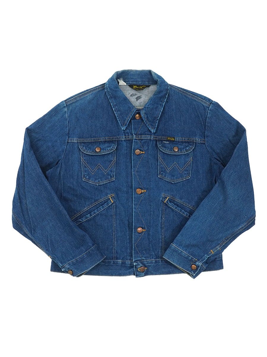 Wrangler 124MJ USA デニムジャケット 黒タグ ヴィンテージ 124MJ