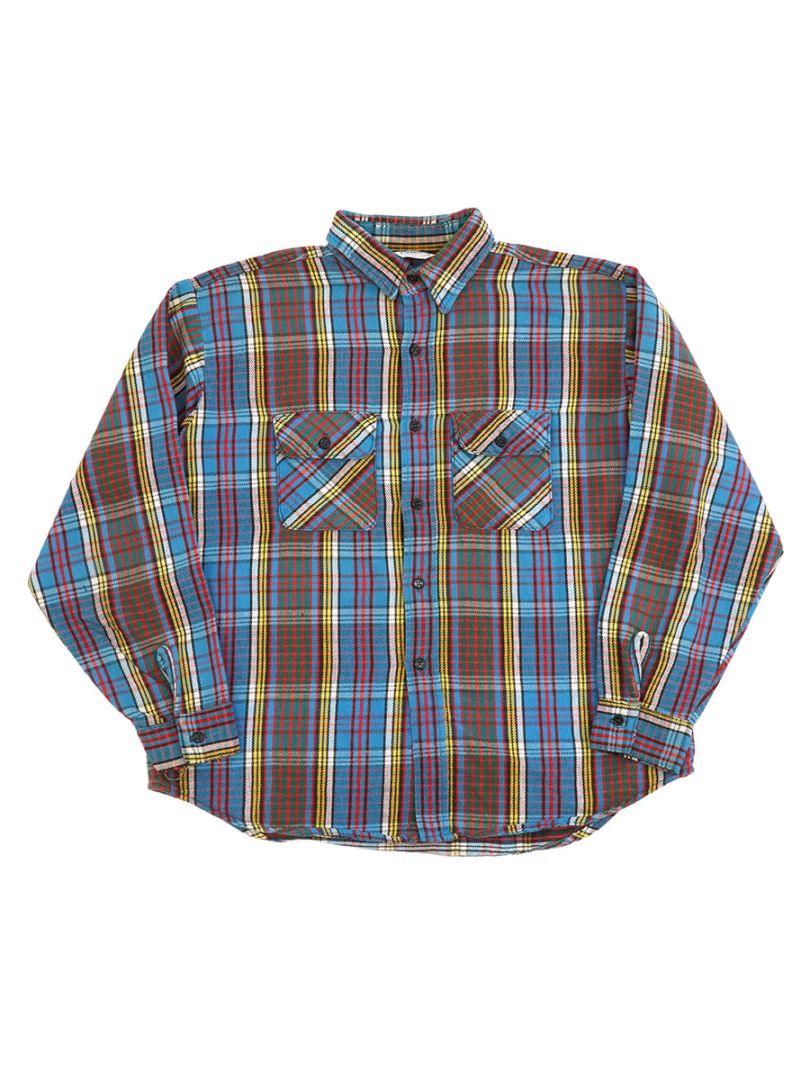 80's FIVE BROTHER チェックフランネルシャツ 表記(XL) USA製 | NEW