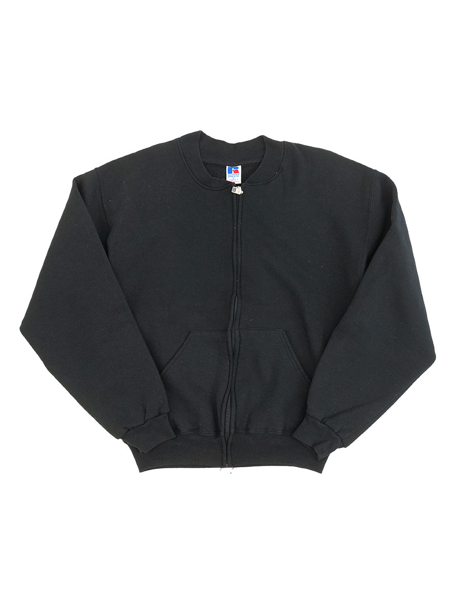 90's RUSSELL ATHLETIC フルジップ スウェットカーディガン 無地