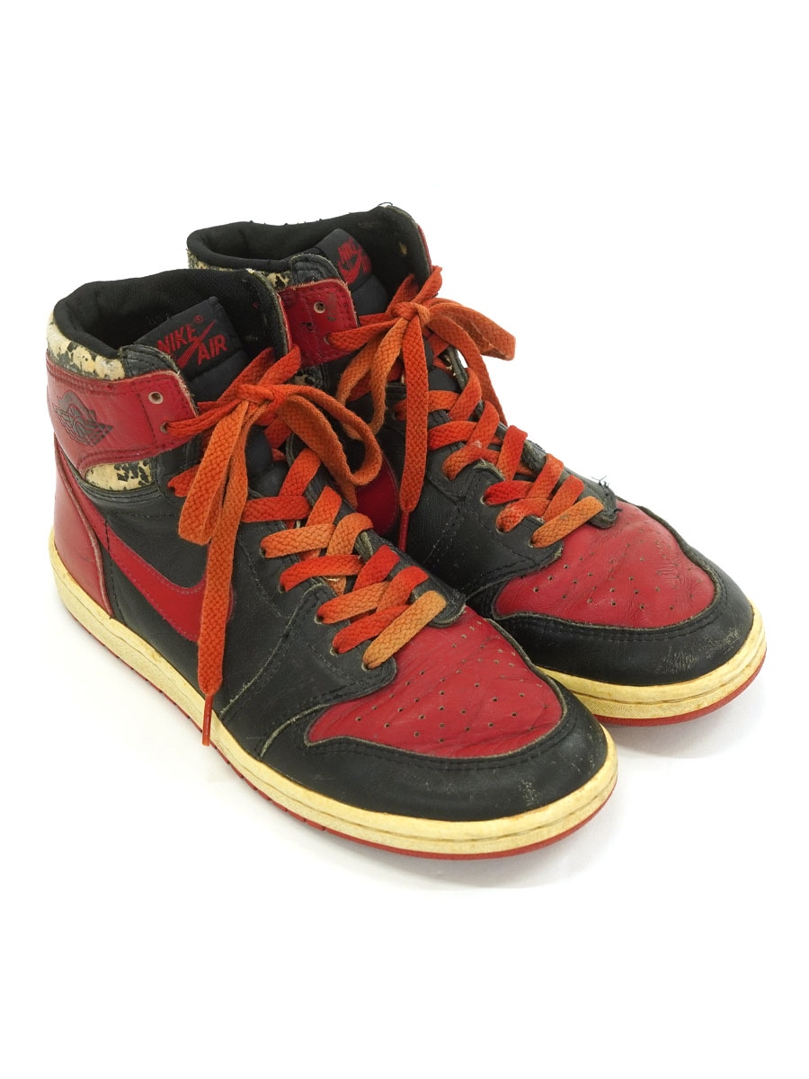 85's NIKE AIR JORDAN 1 ''BRED'' 表記(8 1/2) オリジナル