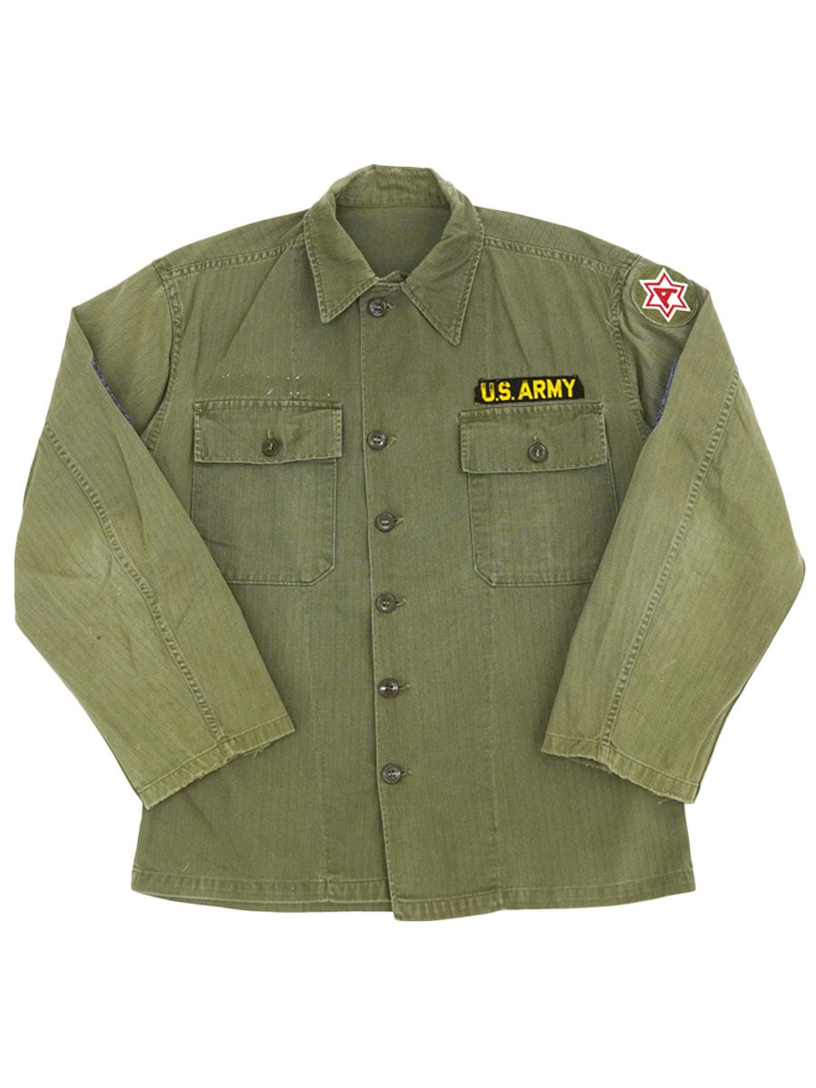 40s us army m47 ヘリンボーンツイルジャケット　og-107 40's～ U.S.ARMY M-47 ヘリンボーンツイル ユーティリティージャケット