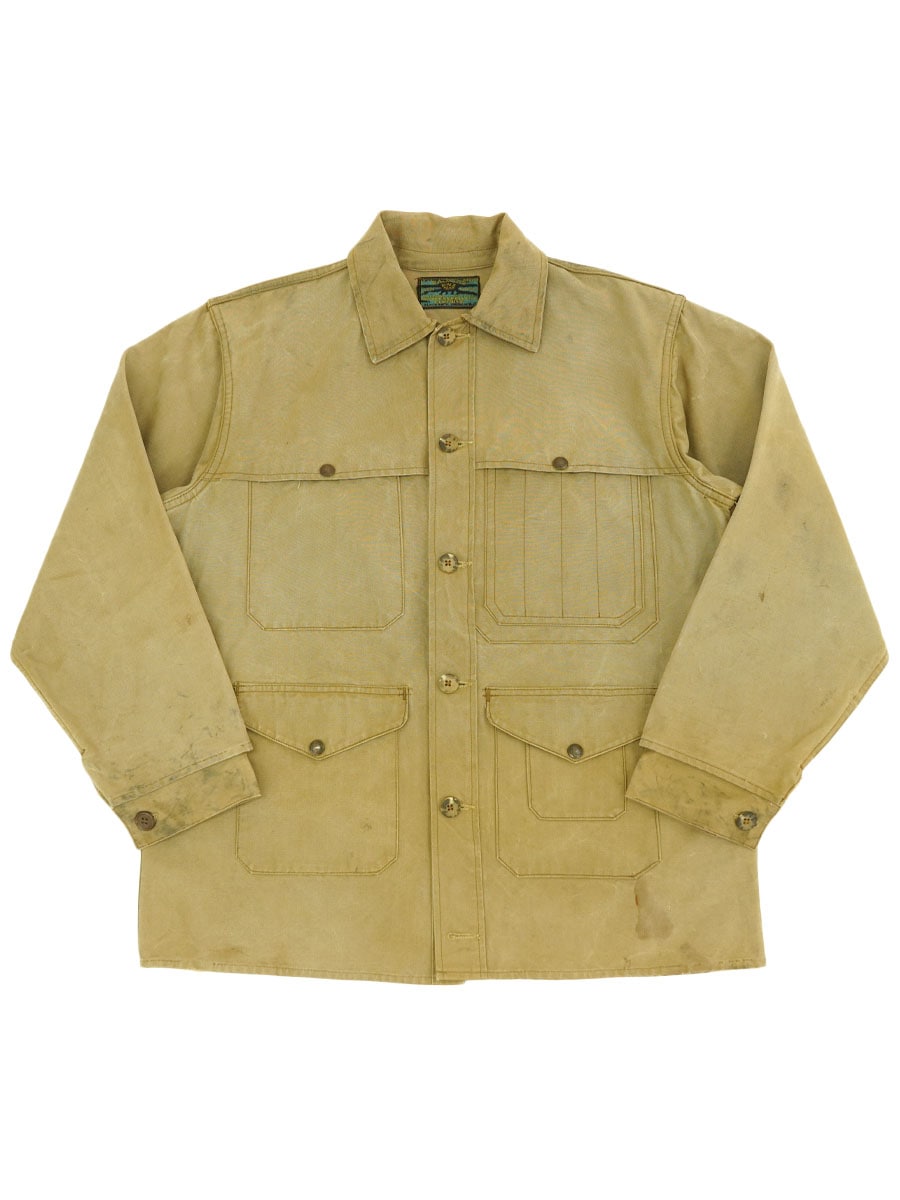 40's BLACK BEAR BRAND キャンバス ダブルマッキーノジャケット 実寸(42位)