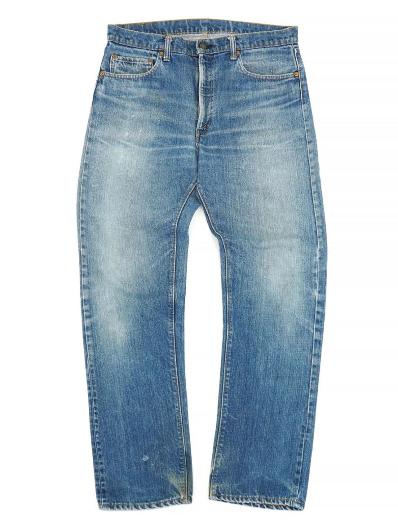 70's Levi's 505 シングルデニムパンツ 縦落ち 表記(35x32)