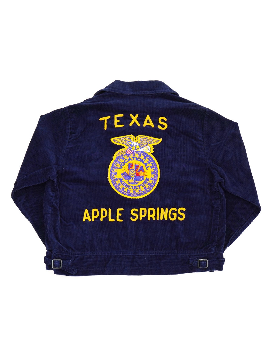 70's ''TEXAS APPLE SPRINGS'' FFAジャケット ピンズ付き 表記(40)
