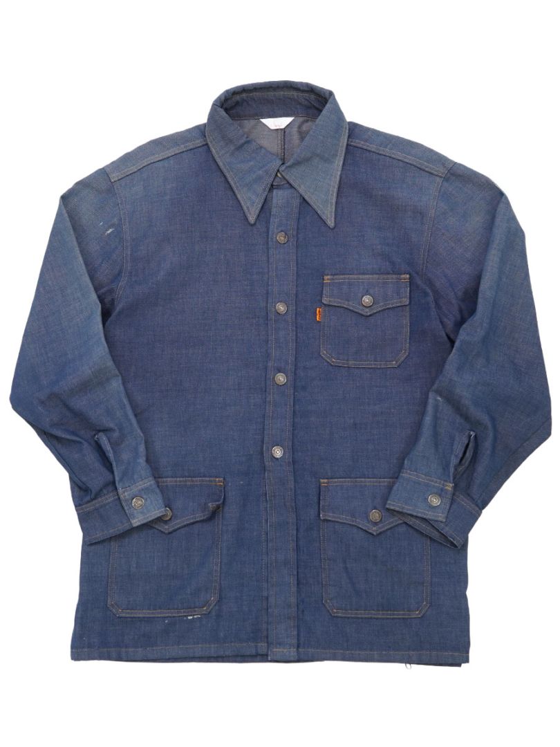 70's LEVI'S ライトオンス カバーオール オレンジタブ 実寸(XL位)