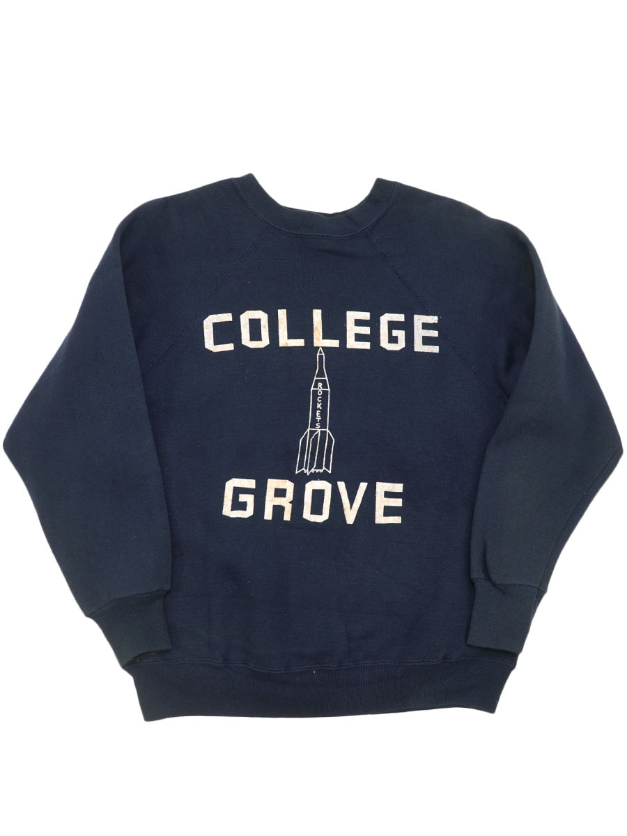 60's ランタグ チャンピオン ''COLLEGE GROVE'' 3段フロッキープリント