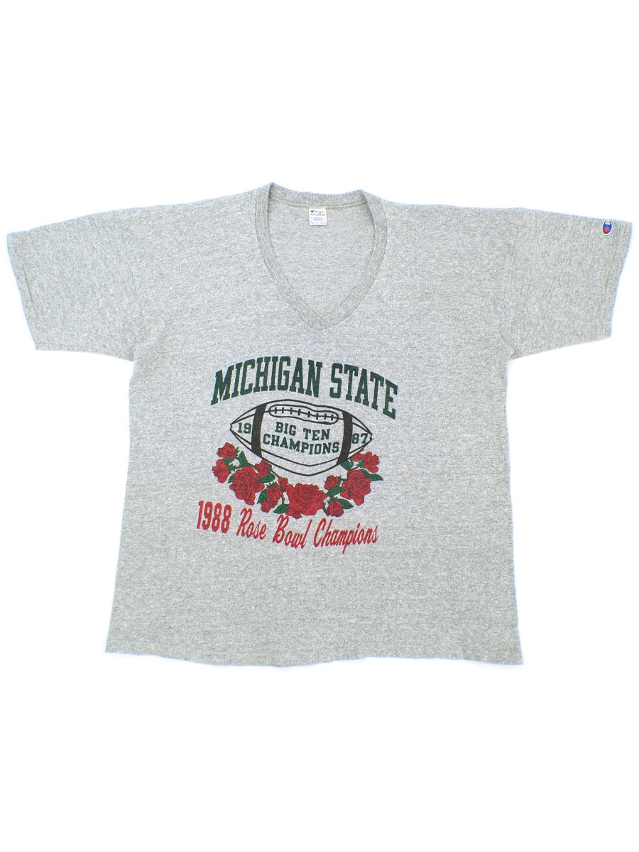 80s Champion チャンピオン Tシャツ 霜降り 88/12 YOUNG LIFE