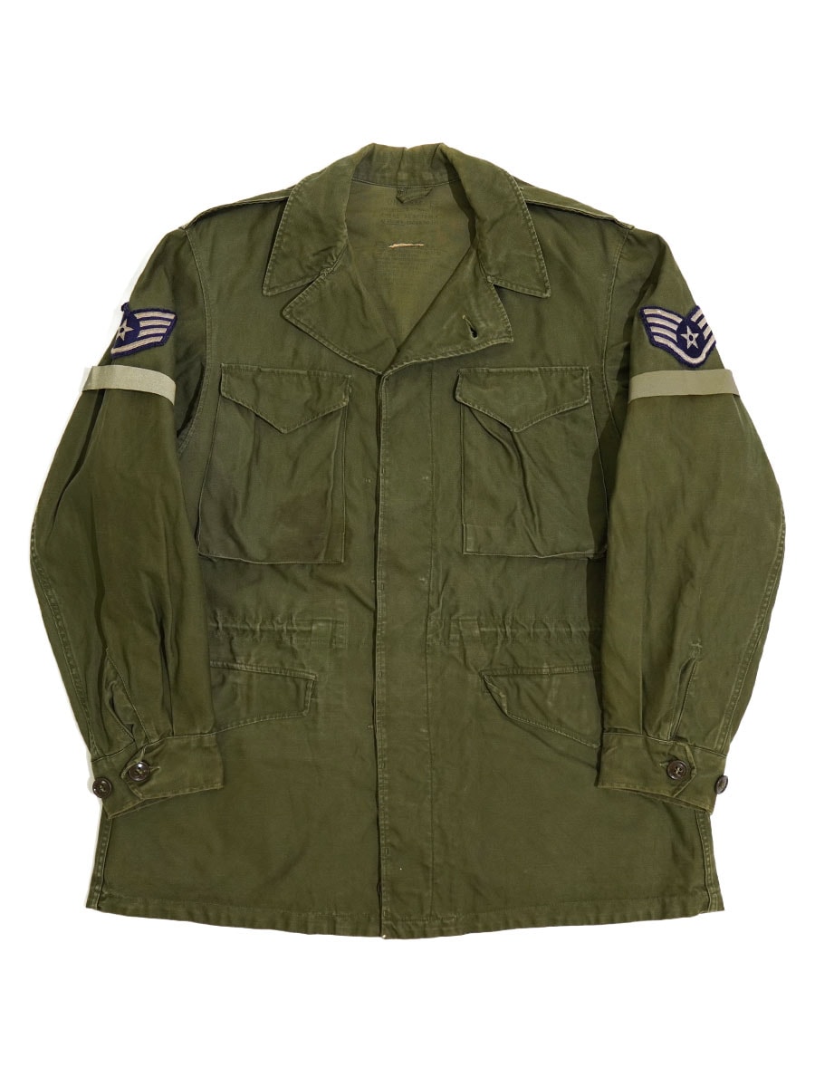50's U.S.ARMY M-1950 フィールドジャケット AFワッペン＆リフレクター