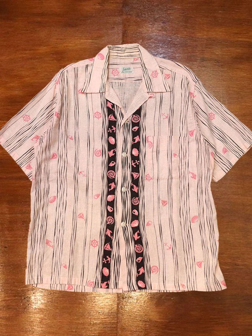 1950s S/S COTTON SH , Size L