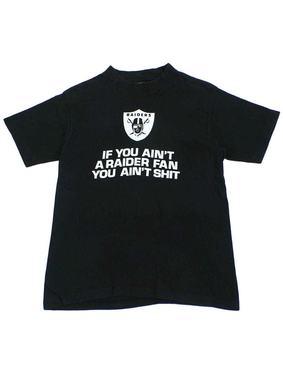 80's Anvil ''LOS ANGELES RAIDERS'' 両面プリントTシャツ 表記(M) USA