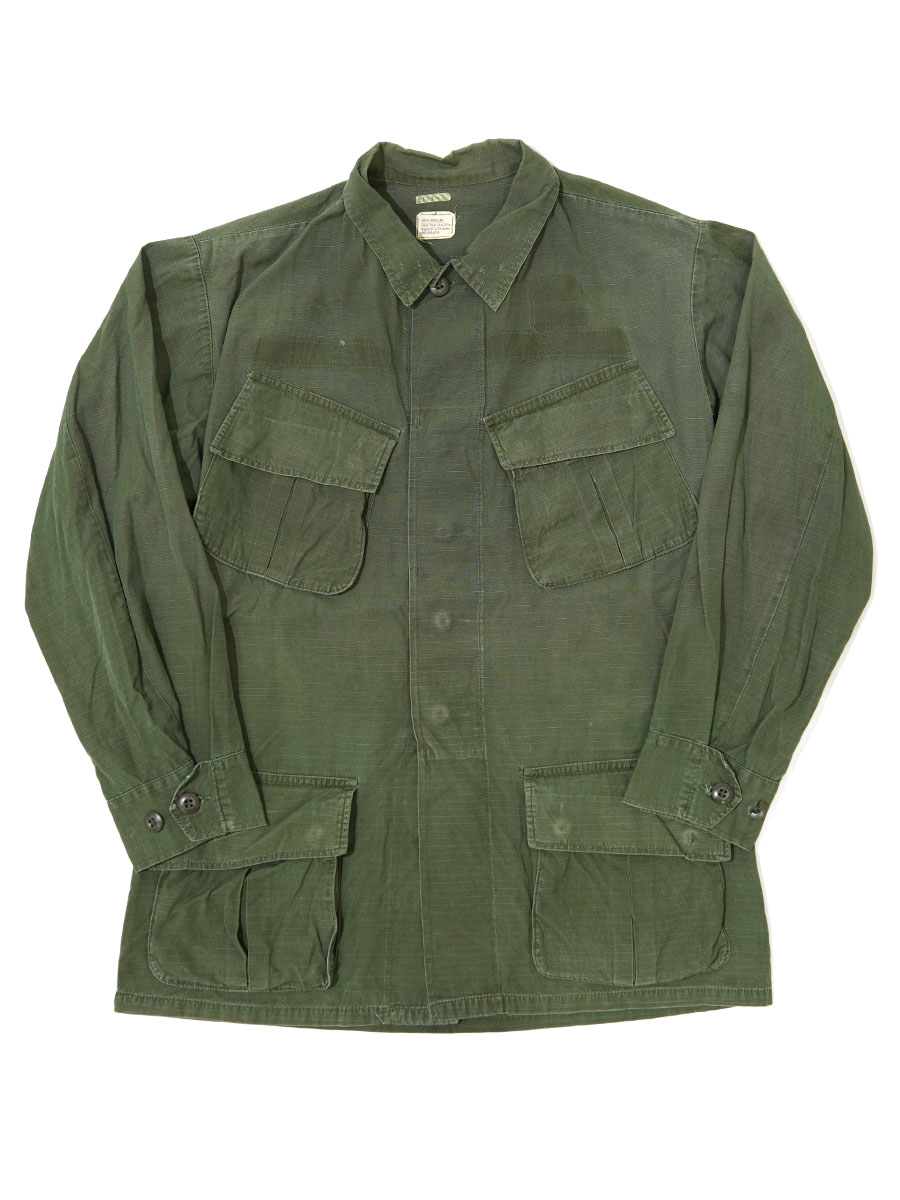 70 U.S.ARMY ジャングルファティーグジャケット 4th 表記(SMALL