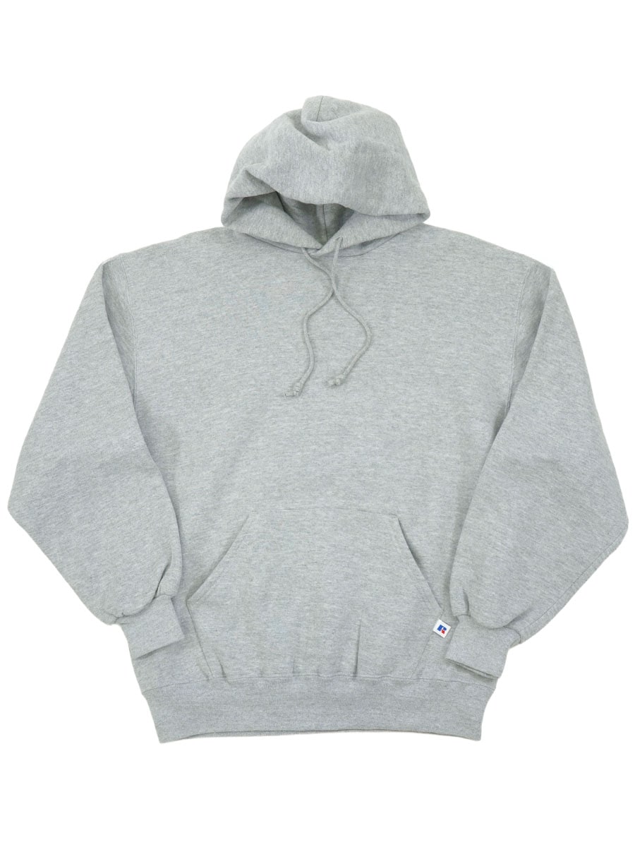 90's RUSSELL ATHLETIC 無地 パーカー グレー 表記(L) USA製 | NEW
